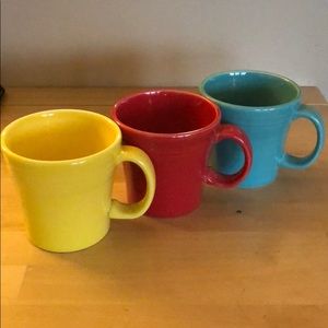 12 oz fiesta ware coffee cups.